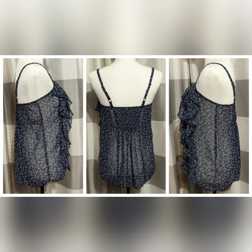 Bundle of Sheer Blouses all Size Small GUC - Picture 8 of 14